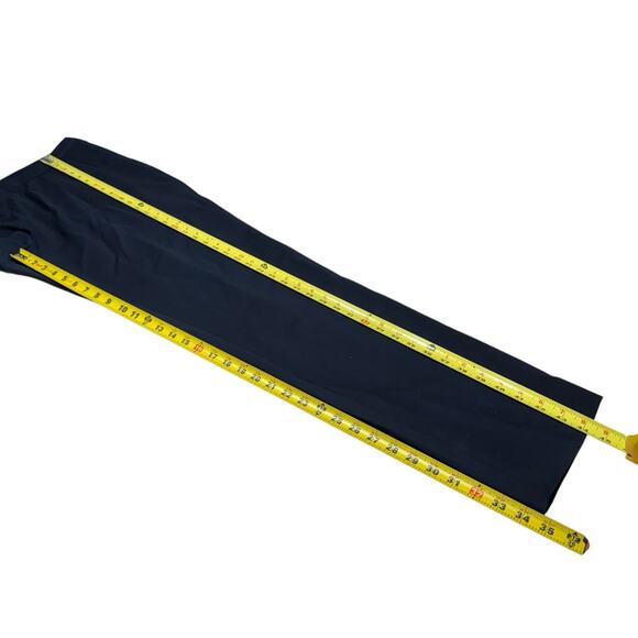 Long Tall Sally Women's Pants Pull Black Straight Leg Career Travel Classic 10 - Picture 7 of 8